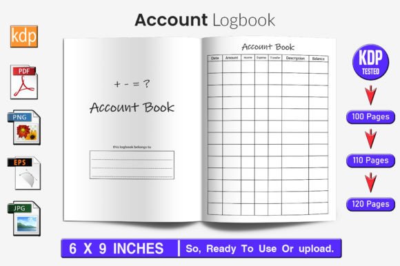 Account Log Book KDP Interior: Your Ready-to-Upload, Real-World Tool for Fast KDP Publishing
