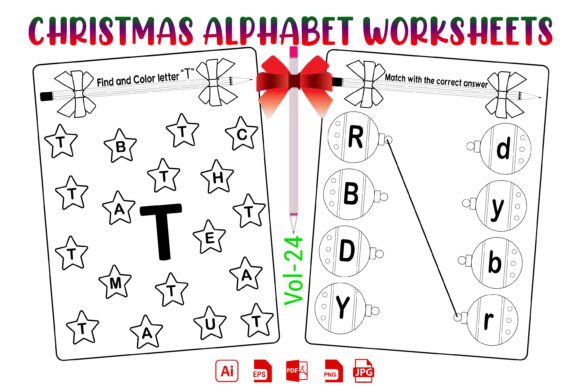 Christmas KDP Interior Worksheet for Kids