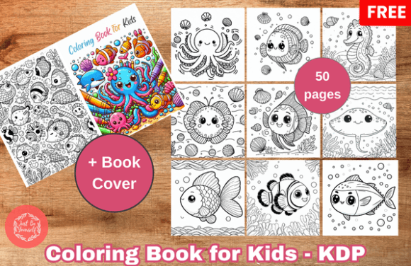 FREE KDP Interior Coloring Book for Kids