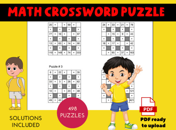 Math Cross Word Puzzle – KDP Interior