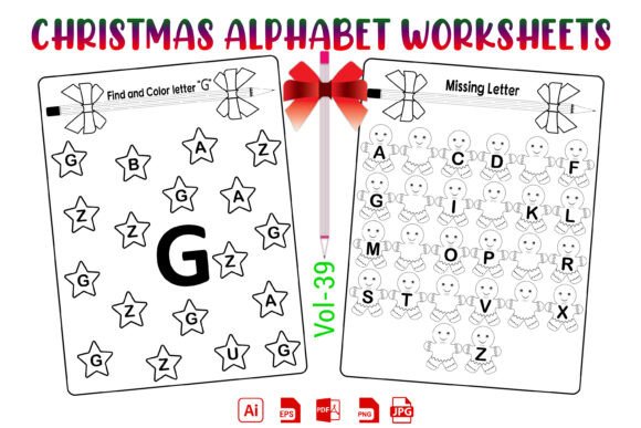 Printable Kdp Interior Alphabet Page