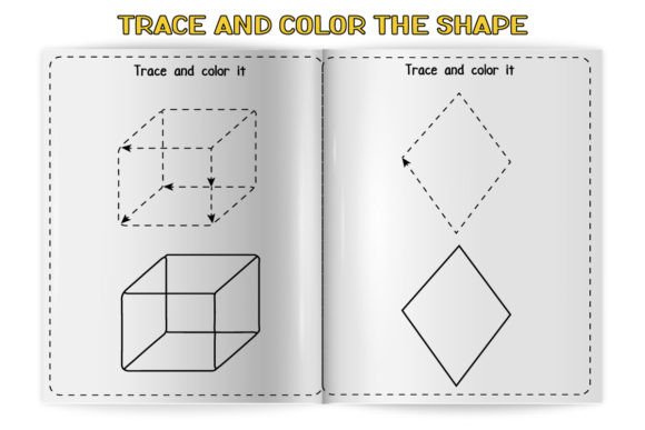 Trace and Color the Shape: KDP Interior