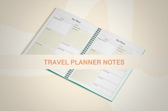 Travel Planner Notes Kdp Interior